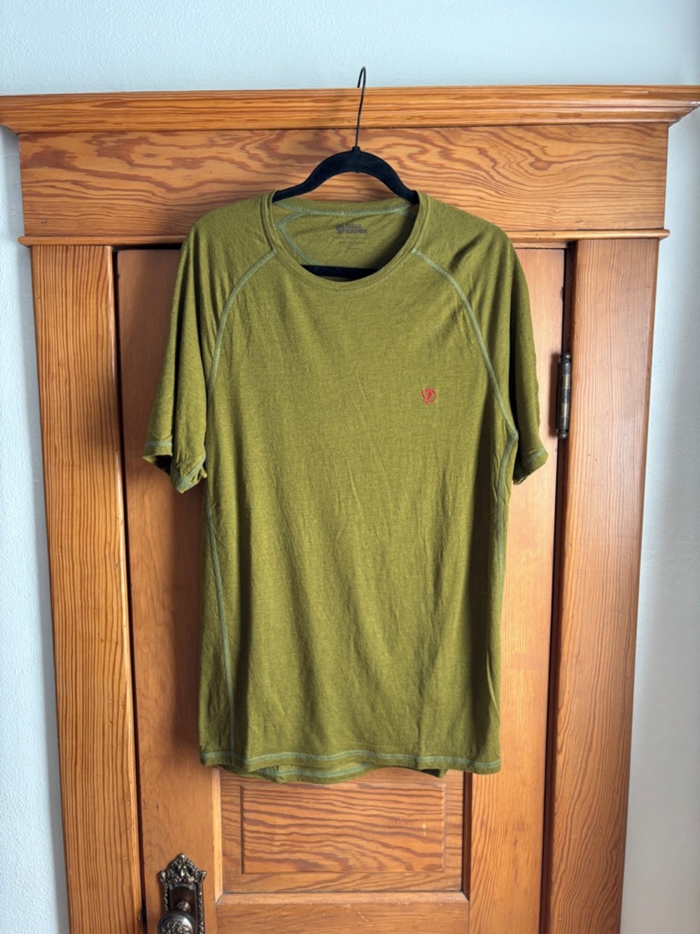 Fjallraven Short Sleeve Wool Shirt Size Medium